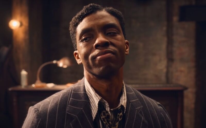 Chadwick Boseman i filmen Ma Raineys Black Bottom som vi recenserar denna vecka